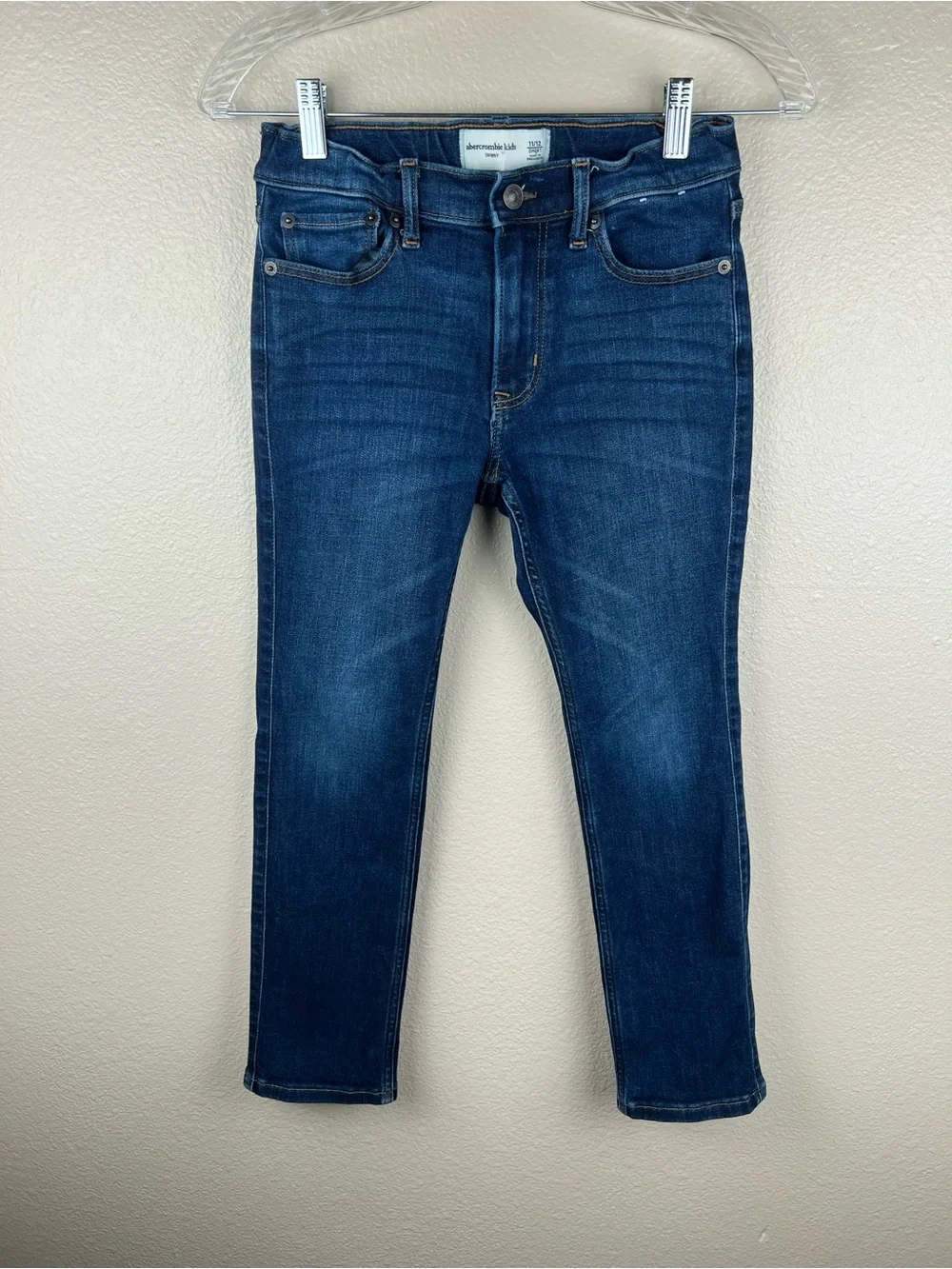 Abercrombie Kids Skinny Jeans 11/12 Short Dark Wash